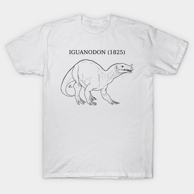 Vintage Iguanodon T-Shirt by PaleoFantasies
